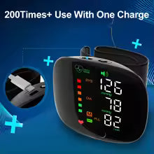 Smart LED Screen Wrist Blood Pressure Monitor