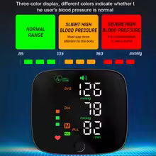 Smart LED Screen Wrist Blood Pressure Monitor