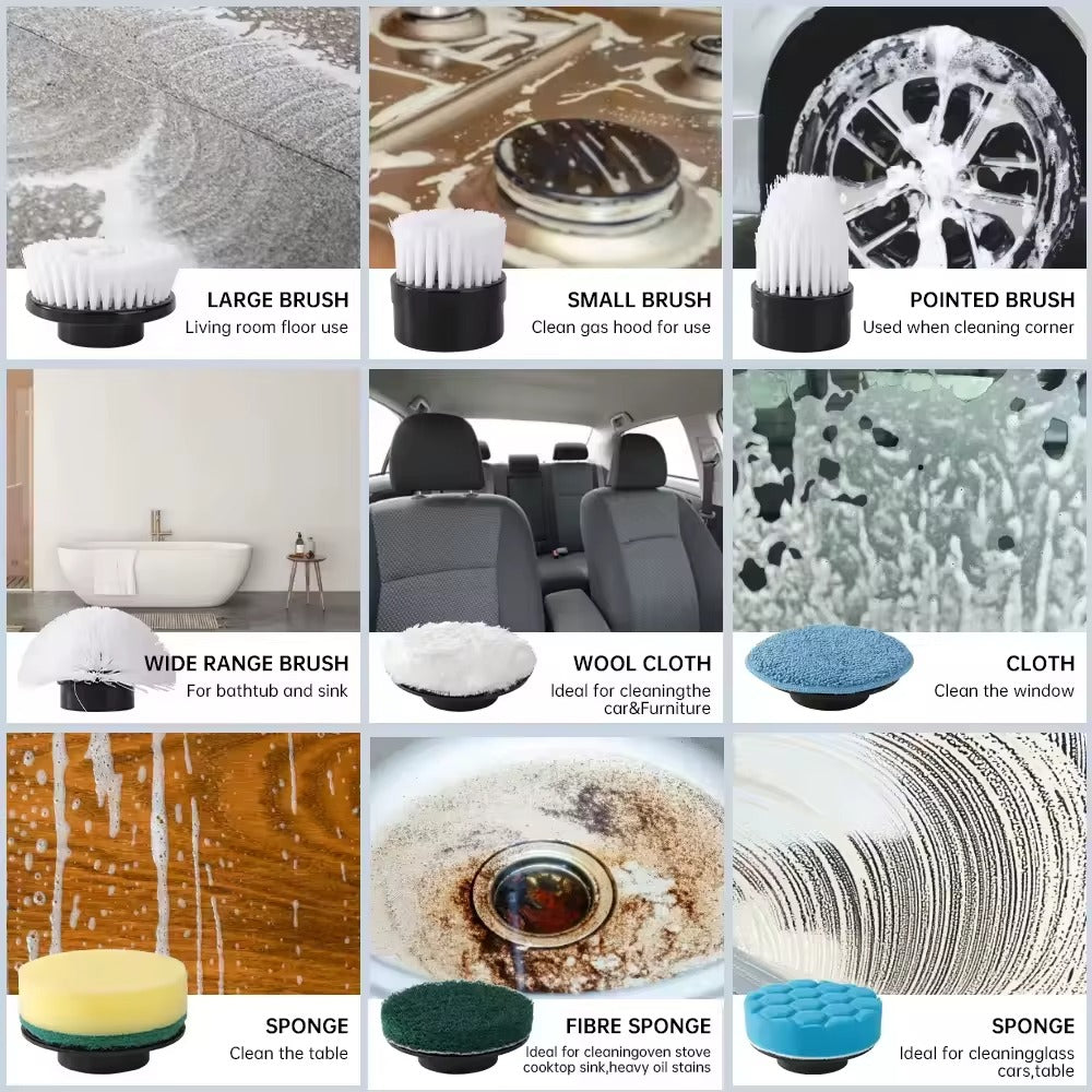 9 in 1 Electric Cleaning Brush