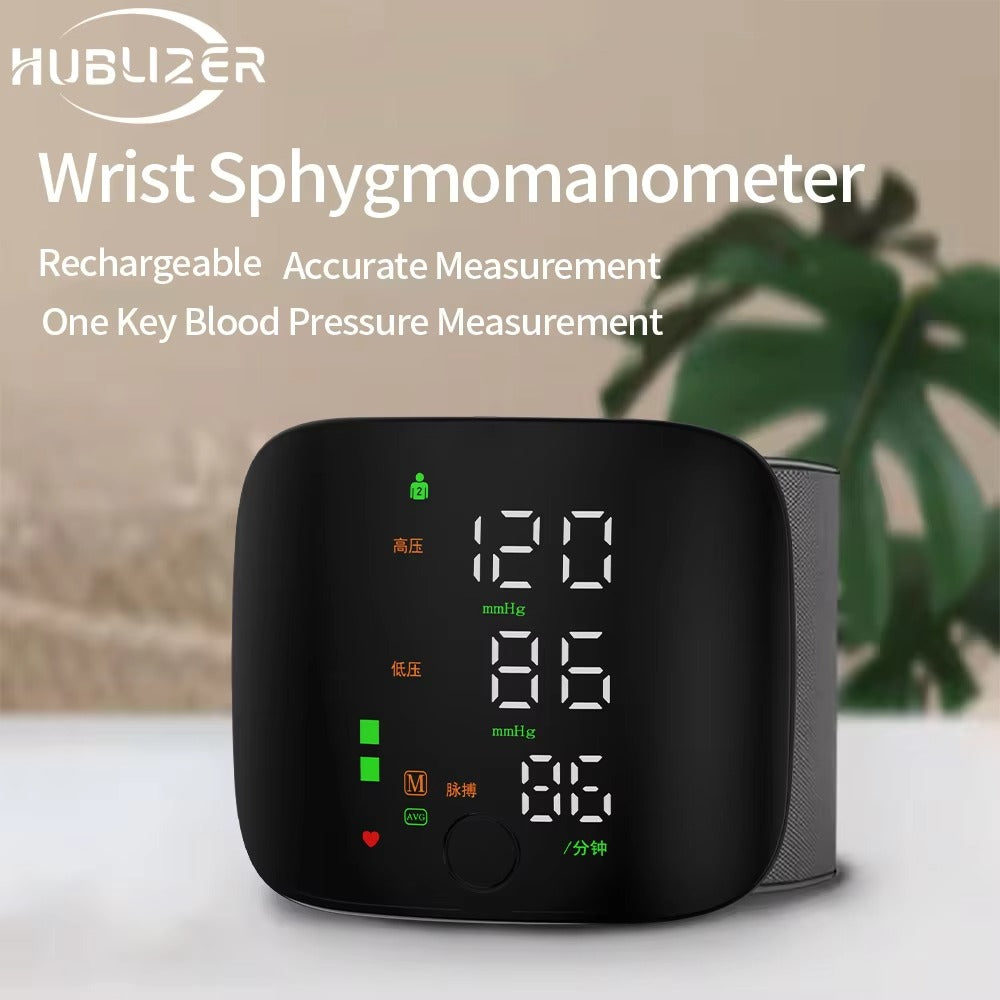 Smart LED Screen Wrist Blood Pressure Monitor